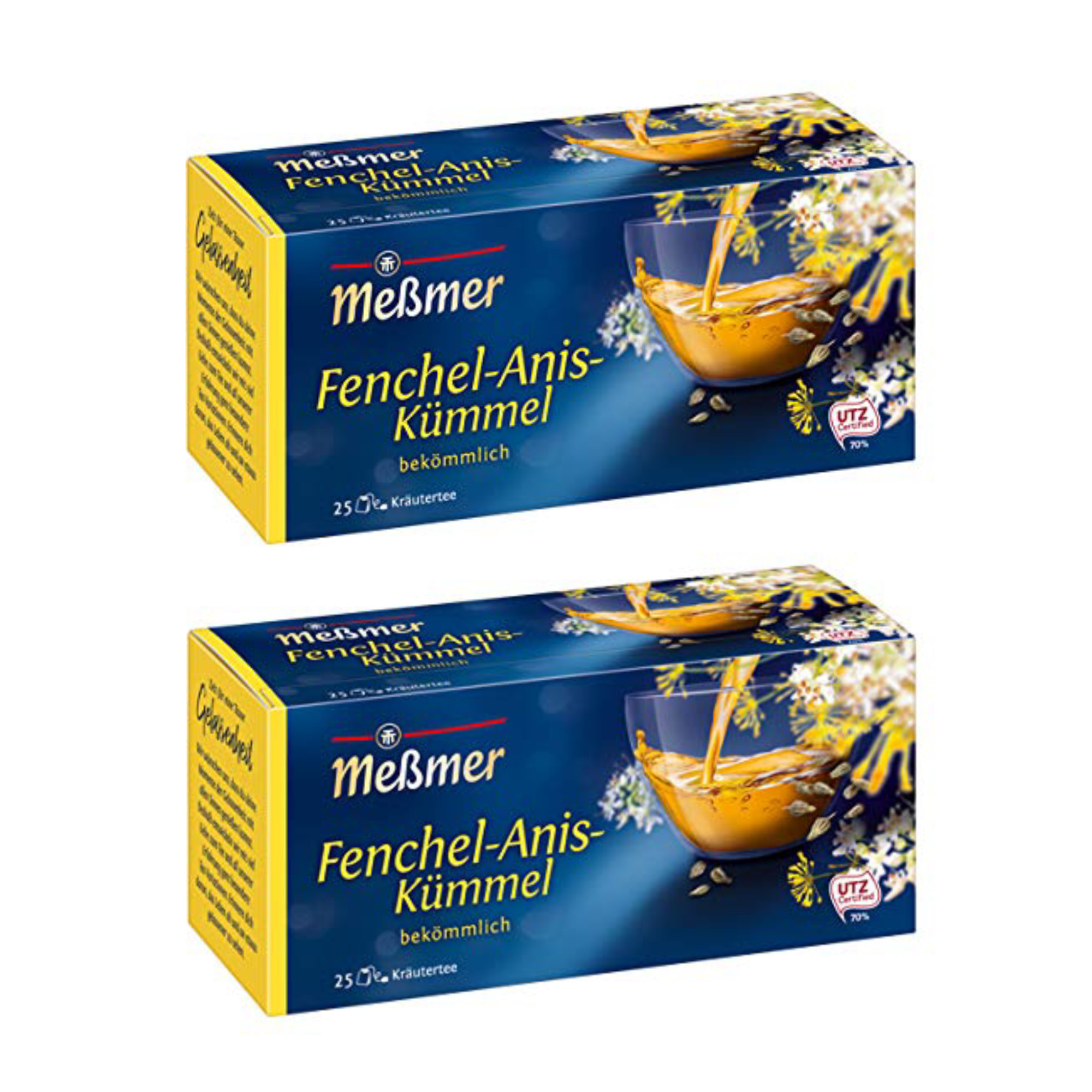 Meßmer TEA: Fennel, Anise, Caraway - 50x teabags